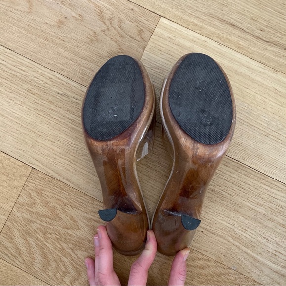 Vintage Butterfly Heel Sandals by Sun Moc Size 6 - Picture 7 of 7